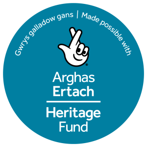 National Lottery Heritage Fund Acknowledgement Stamp Cornish Teal